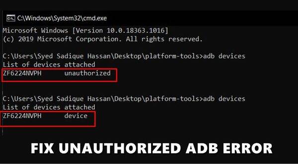 Executar ADB Fastboot abrir o prompt de comando CMD no Windows 10 